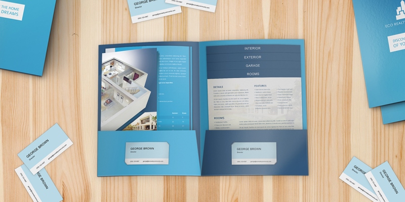 How Printing Custom Folders Can Assist Small Businesses Build a Professional Image